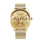 Titan Classique Suave Golden Men's Watch 90189YM02