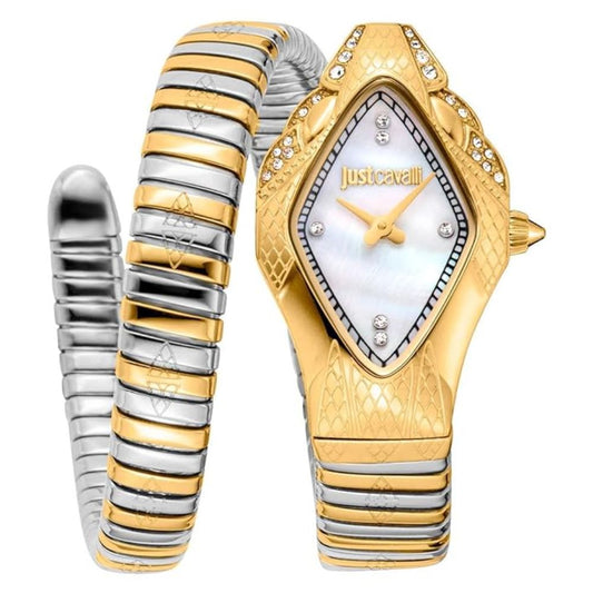 Just Cavalli Ferocious Two Tone Silver & Rose Gold Women's Watch JC1L306M0065