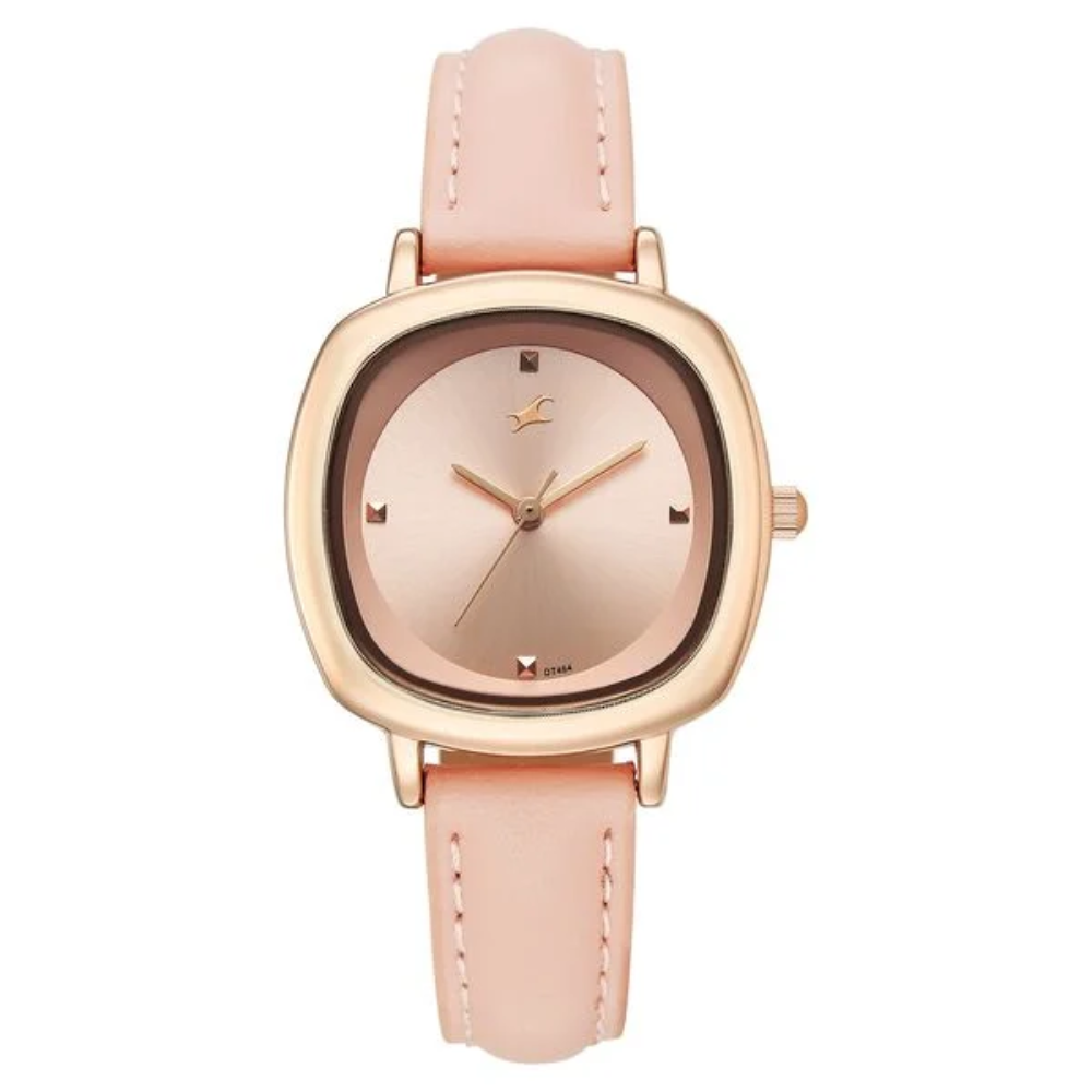Fastrack Stunners XI Rose Gold Analogue Dial Women's Watch 68065WL01
