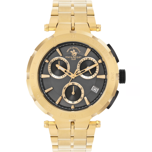 Santa Barbara Polo & Racquet Club Chronograph Black Dial Men's Watch SB.1.10567-4
