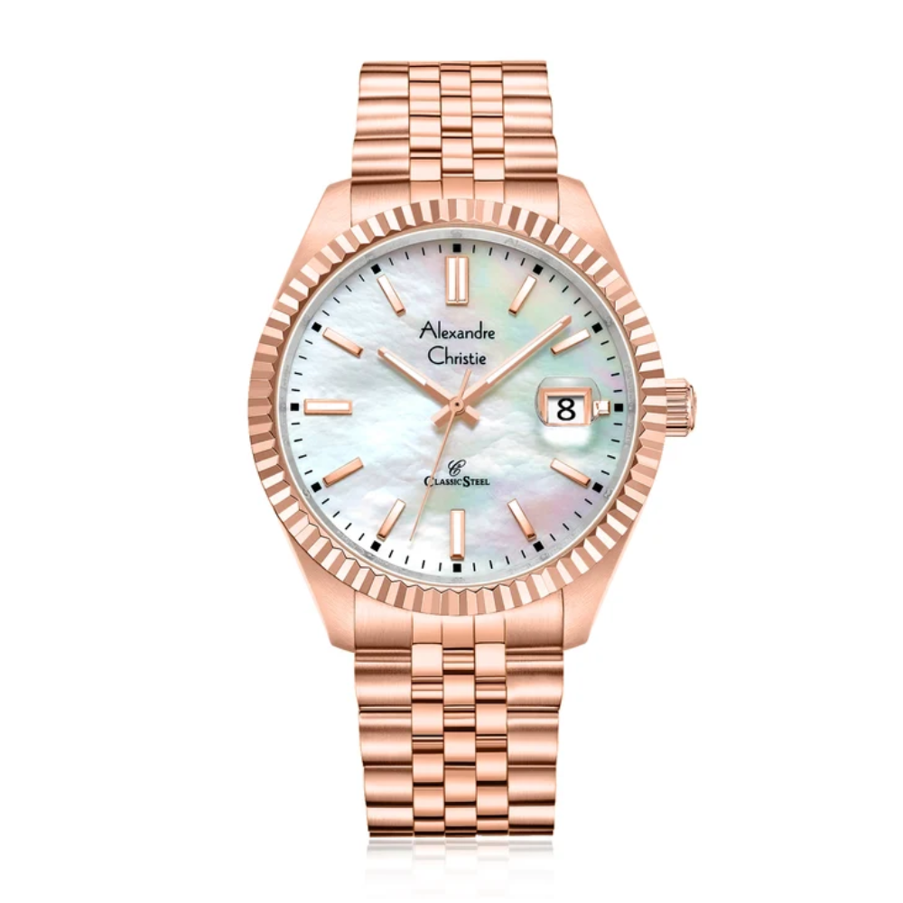 Alexandre Christie Classic Rose Gold Men's Watch 5002MDBRGMS