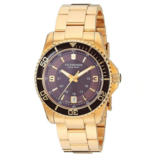 Victorinox Maverick Brown Gold Women's Watch 241614