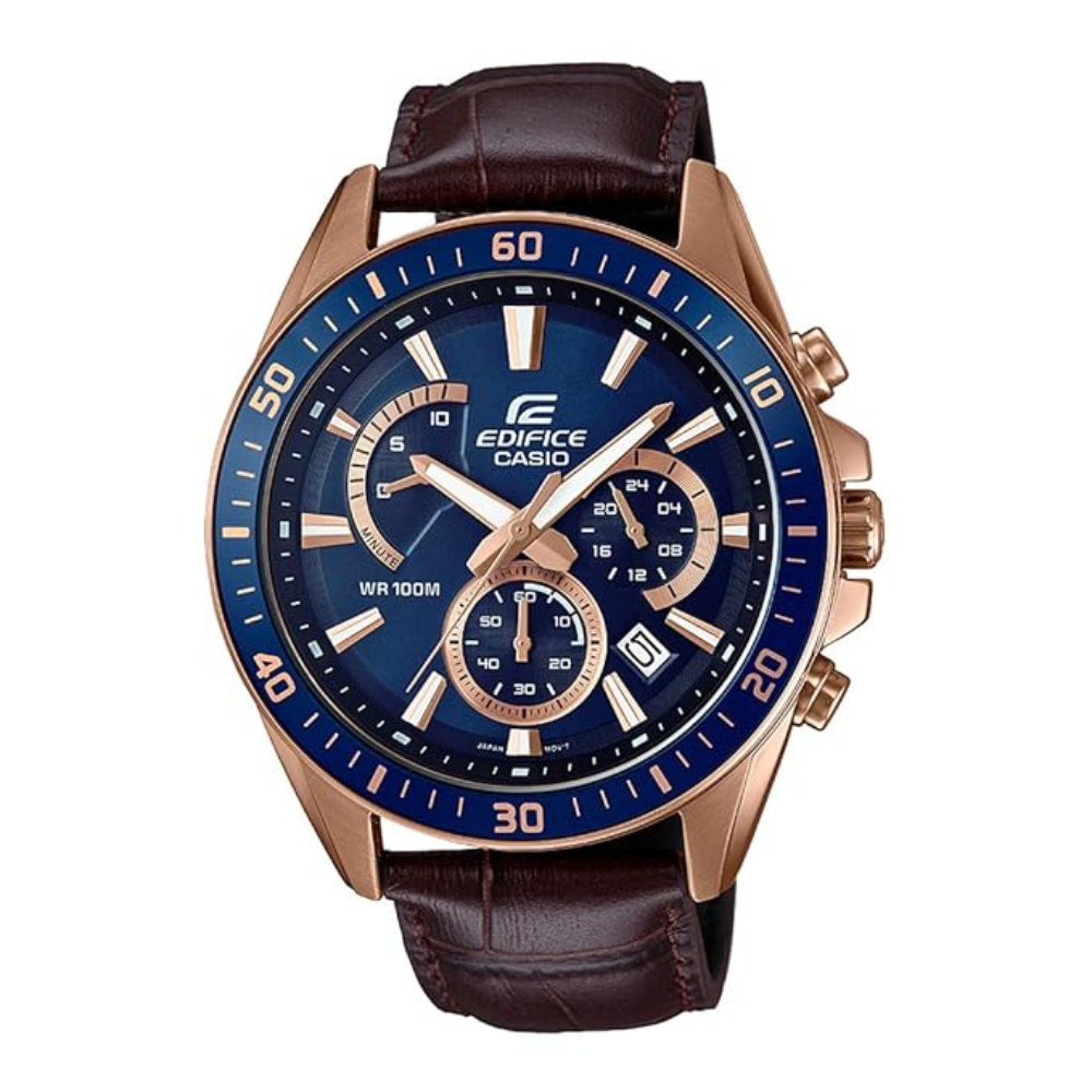 Casio Edifice Blue Dial Men Watch EX358 EFR-552GL-2AVUDF