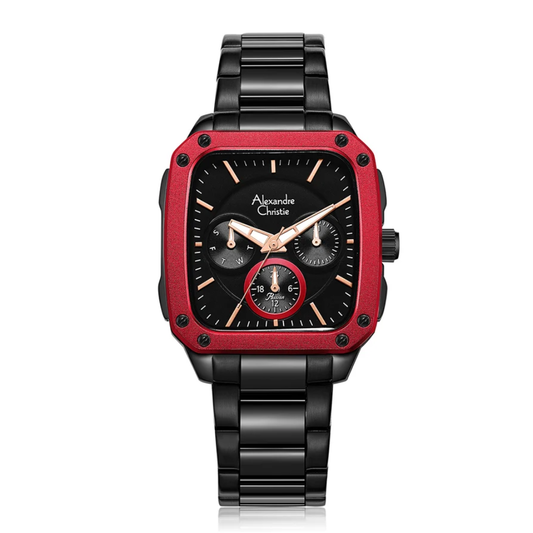 Alexandre Christie 2996 Black Women's Watch 2996BFBIPBARE
