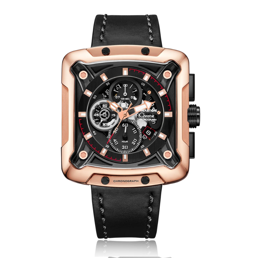 Alexandre Christie Black Men's Watch 3039MCLRGBA