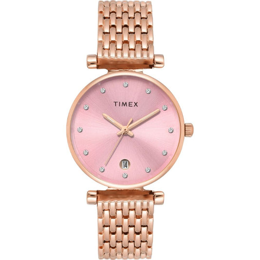 Timex Trendline Pink Dial Women Watch TWEL21601
