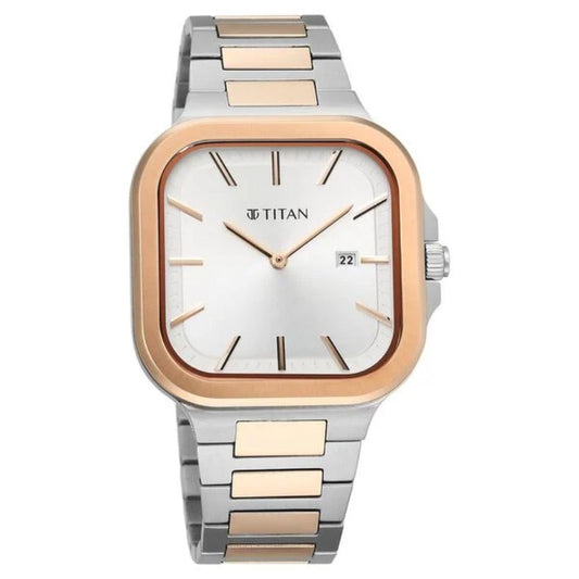 Titan Classique Silver Men's Watch 90176KM01