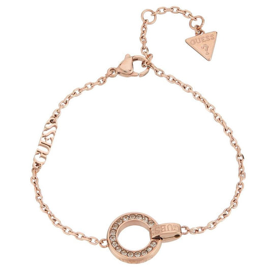 Guess Circle Lights Rose Gold Women's Bracelet UBB03162RGL