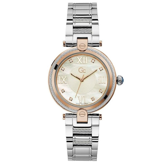 G.C. Round 37mm White Dial Women's Analog Watch Z15002L1MF