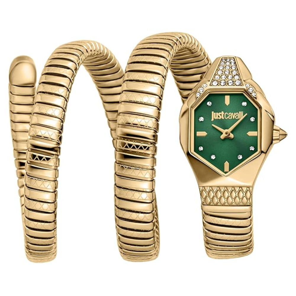Just Cavalli Ambra Green Dial Women's Watch JC1L370M0035