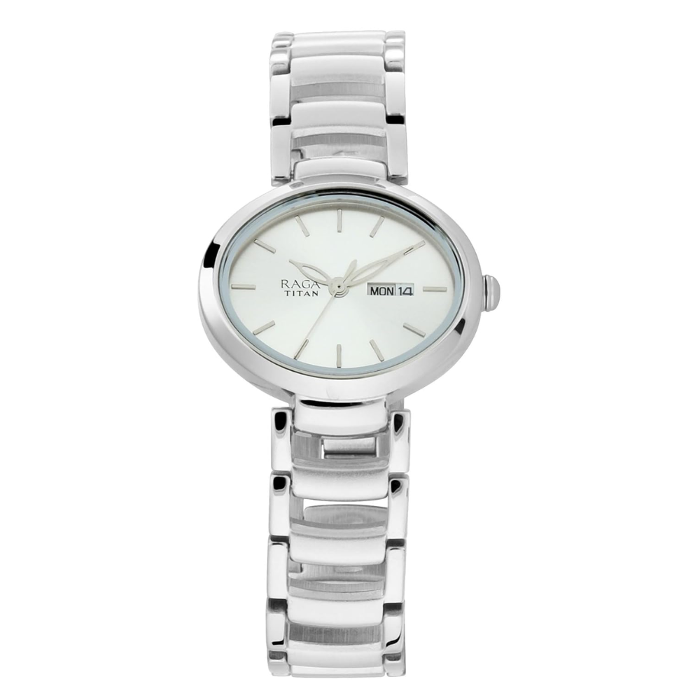 Titan Viva Silver Women's Watch 2620SM01