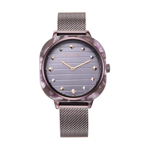 Titan Purple Glitz Purple Women's Watch 95212KM02