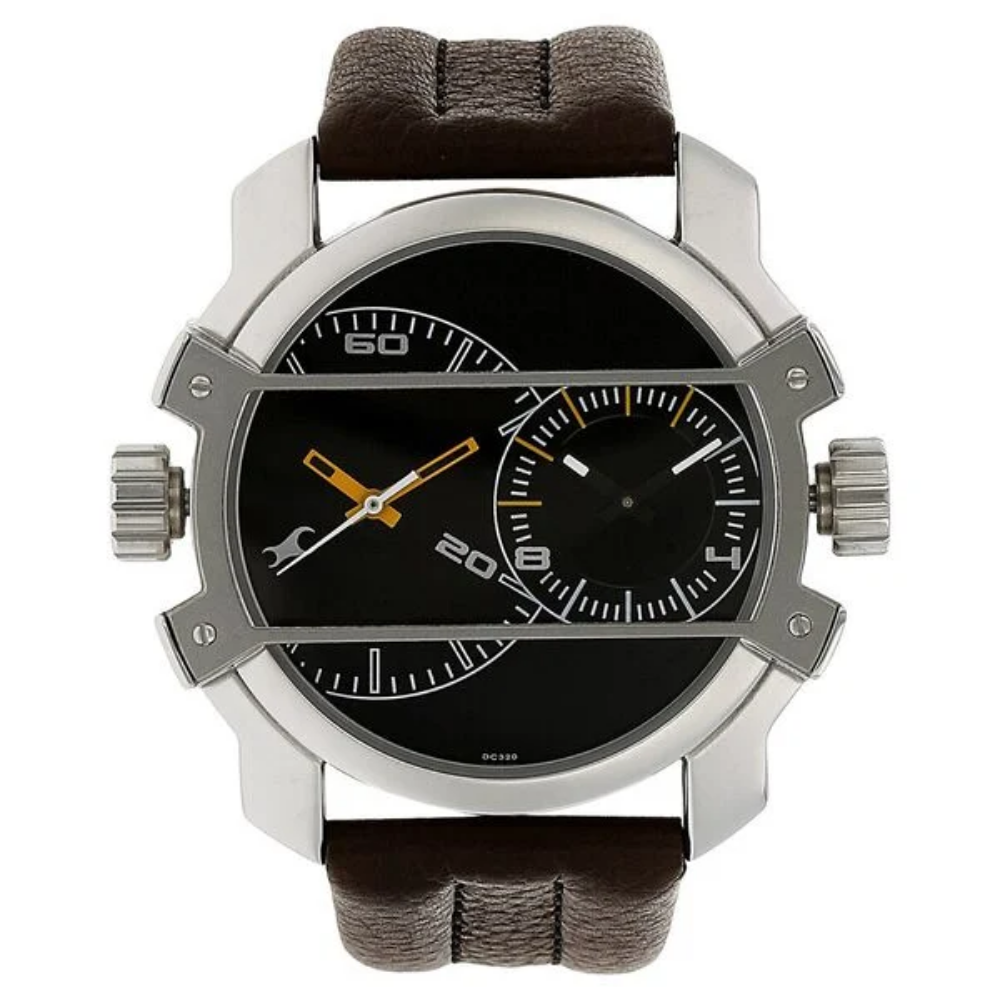 Fastrack Quartz Analog Black Dial Watch for Guys 3098SL02