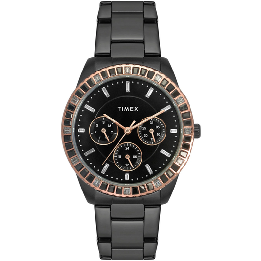 Timex E-Class Premium-Sport Black Dial Women's Watch TWEL16803