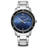 Titan Purple Sports Fashion Blue Dial Brown Stainless Steel Strap Women's Quartz Analog with Date Watch 2768km01