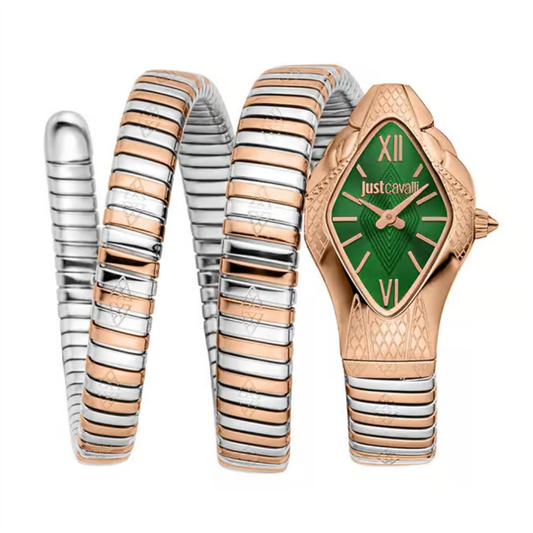 Just Cavalli Cristallo Green Dial Women's Watch JC1L307M0095