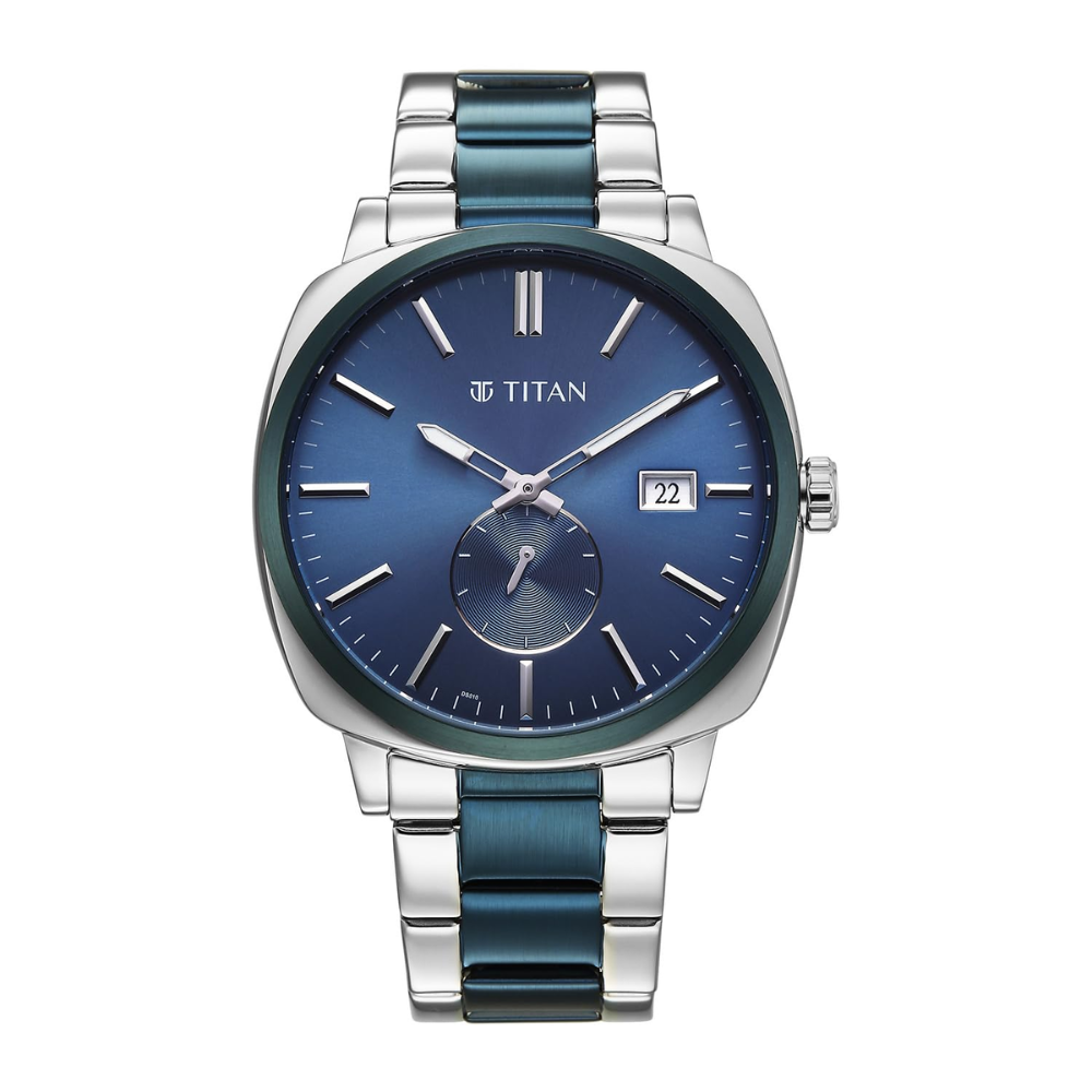 Titan Classique Suave 2.0 Blue Men's Watch 90189KM01
