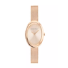 Calvin Klein Twisted Bezel Gold Dial Women's Watch 25100153