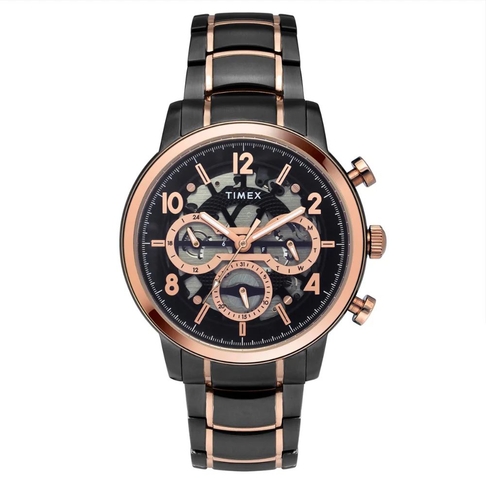 Timex Men’s Black Round Dial Analog Watch TWEG20206