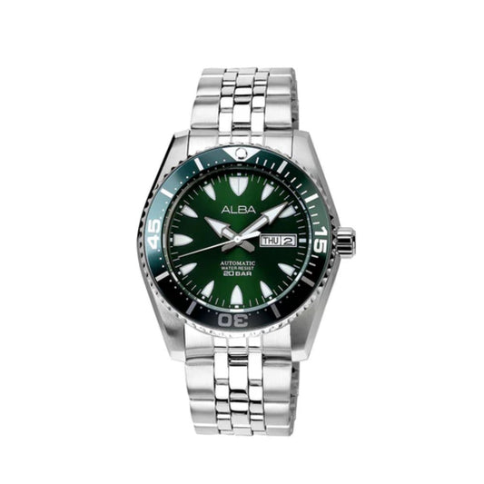 ALBA Sunburst Green Dial Men Watch AL4767X1