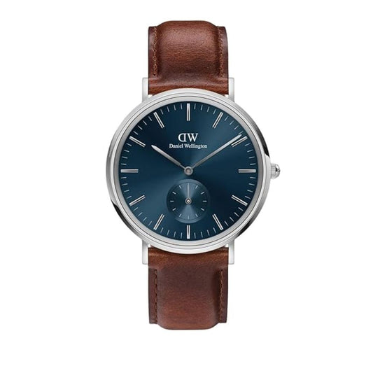 Daniel Wellington Classic Blue Brown Men Analog Watch DW00100709K