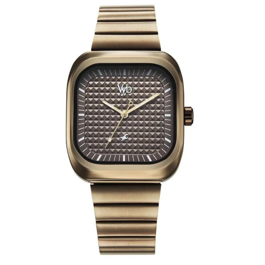 Fastrack Vyb Maverick Brown Dial Men's Watch FV30001QM02W