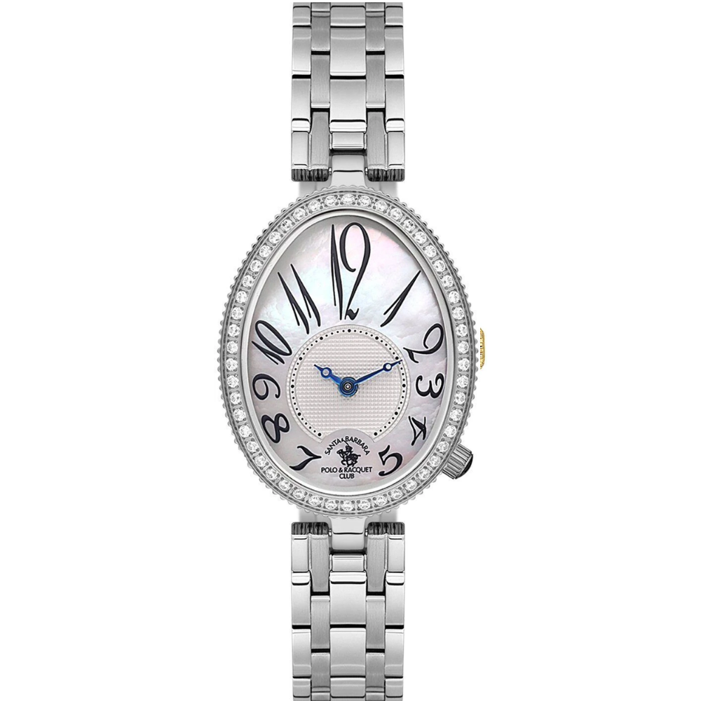 Santa Barbara Polo & Racquet Club Quartz Silver Dial Women's Watch SB.1.10613-1