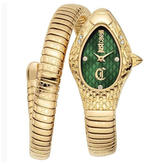 Just Cavalli Vetra Green Dial Women's Watch JC1L373M1035