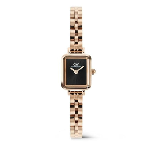 Daniel Wellington Black Rectangle Dial Analogue Black Women's Watch DW00100848K