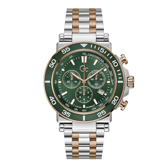 G.C Round Green Dial Men Watch Z14009G9MF