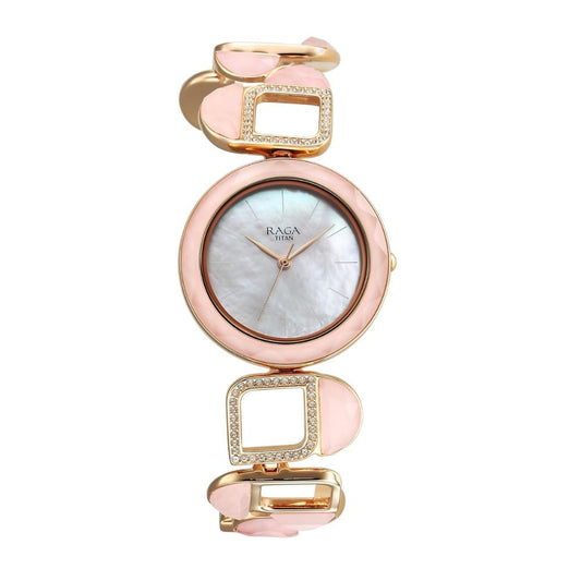 Titan Raga New You Rose Gold Women's Watch 95196WM01