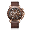 ALEXANDRE CHRISTIE Chronograph Brown Men's Watch 9205MCLROBO
