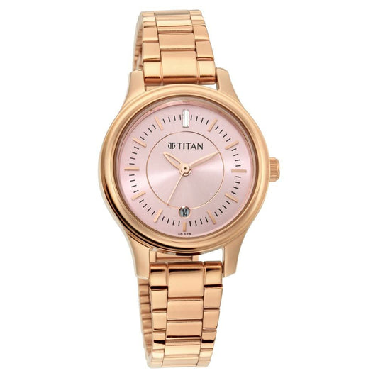 Titan Karishma Pink Women's Watch 2638WM01