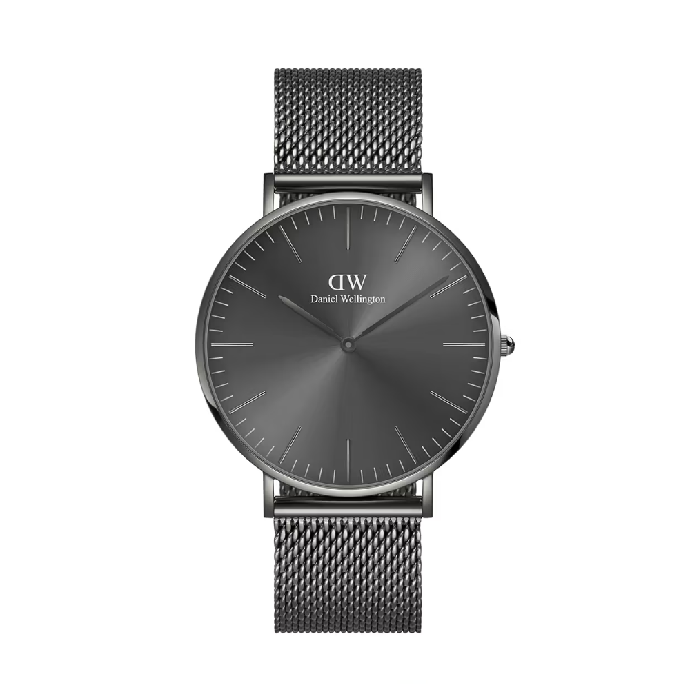 Daniel Wellington Classic 40 Anthracite Grey Sunray Men's Watch DW00100630