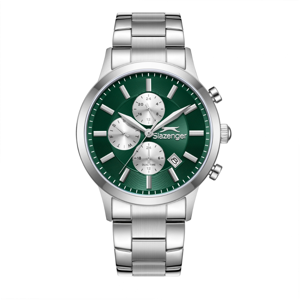 Slazenger Multifunction Dark Green Dial Classic Men's Watch SL.09.2264.2.06