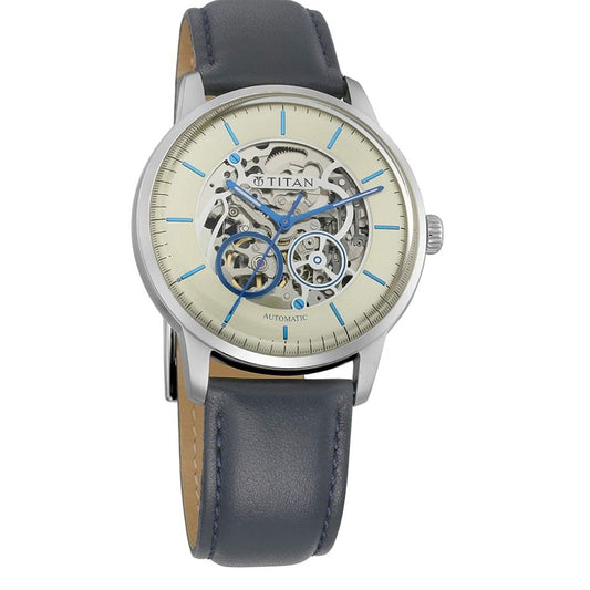 Titan On Trend Champagne Dial Men's Watch - 90110SL02