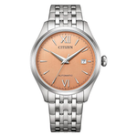 Citizen Orange Dial Men's Watch NJ0240-55X