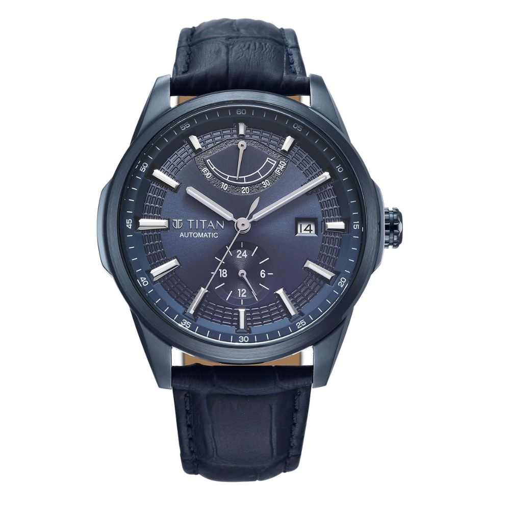 Titan Aion Blue Men's Watch 90224QL01