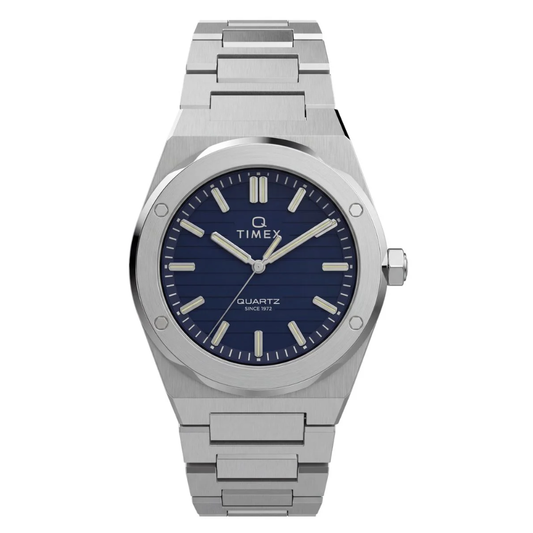 Timex Q Marbella Blue Dial Analog Men's Watch - TW2Y81400IK