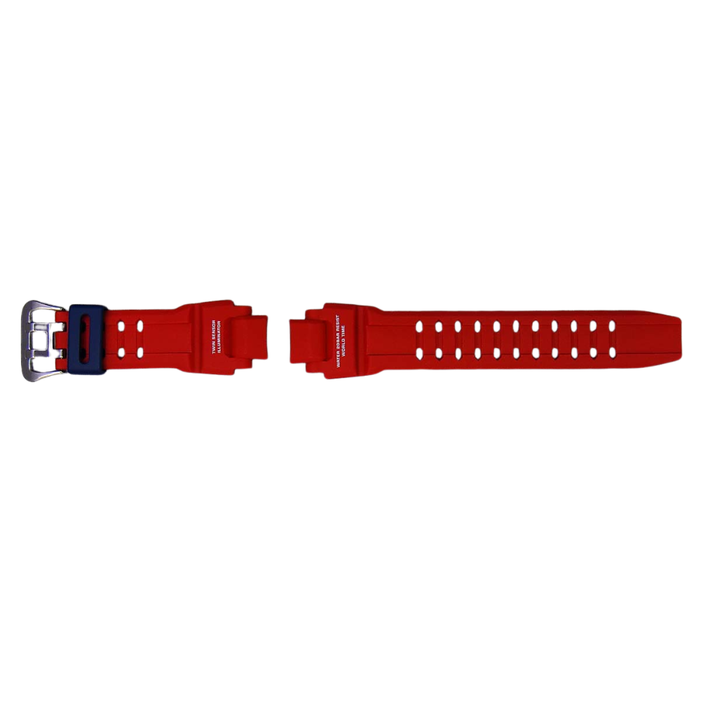 Casio Red Resin Strap Men's Watch GA-1100-2A | 10493627