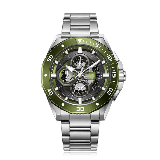 Alexandre Christie Chronograph Silver Men's Watch 6679MCBTOGN