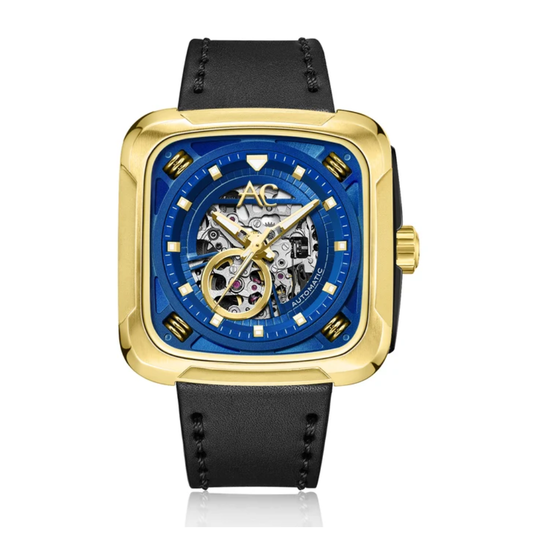 Alexandre Christie Maharaja Luxe Black Men's Automatic Watch 6577MALGPBU