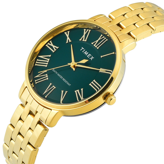 Timex Fashion Green Dial Women Watch TWEL19106