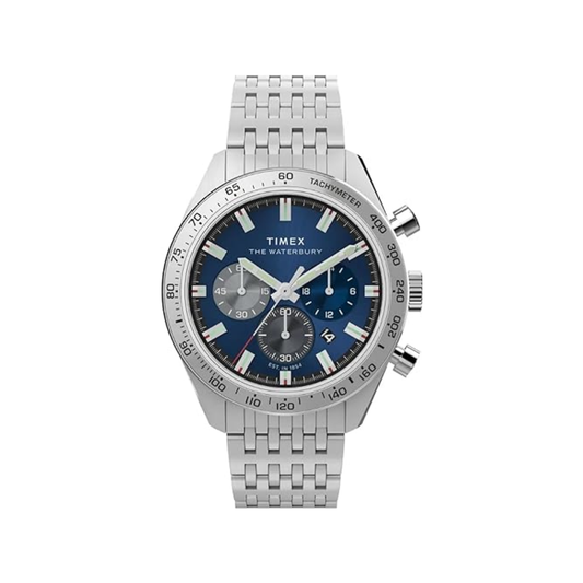 Timex Waterbury Traditional Chronograph Black Men Watch TW2Y18500VQ