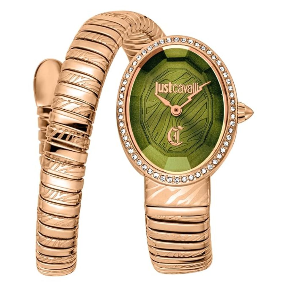 Just Cavalli Velina Green Dial Women's Watch JC1L353M0095