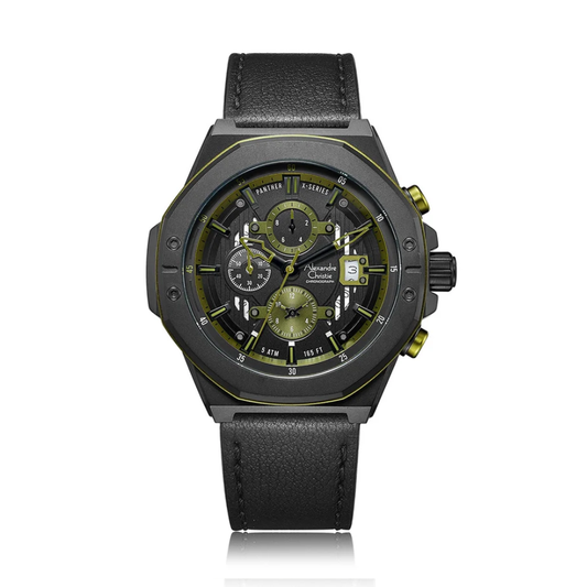 Alexandre Christie Chronograph Black Men's Watch 6597MCLIPBAGN