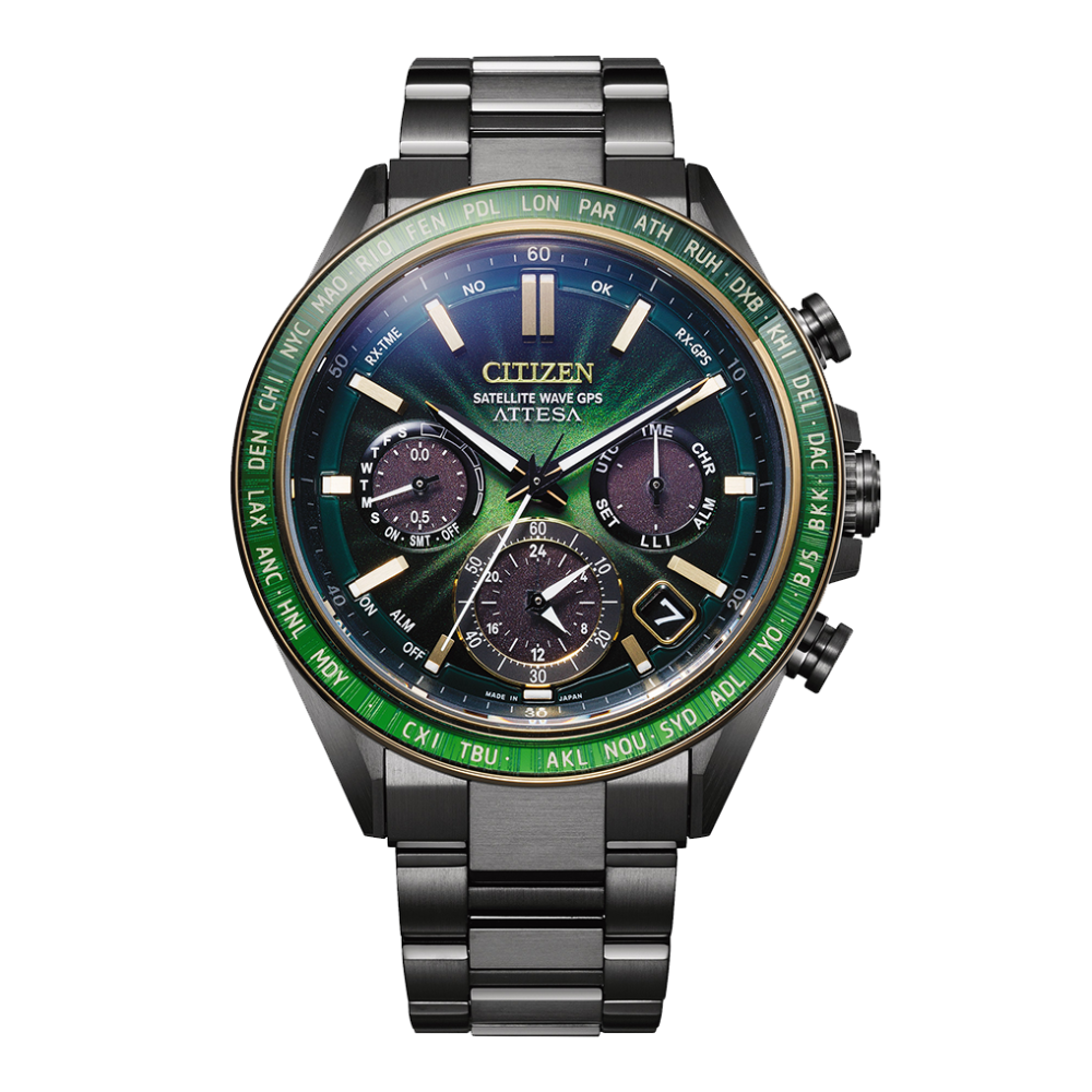 Citizen Attesa Eco-Drive 50th Anniversary Gold Dial Men's Watch CC4084-83Z