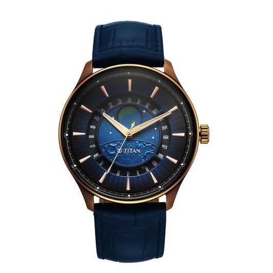Titan Stellar Blue Men's Watch 1890QL01
