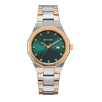 Titan Radiance Silver & Rose Gold Women's Watch 95376KM01