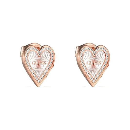 GUESS Love Me Tender Gold-Plated Women's Earrings UBE03237RHRG